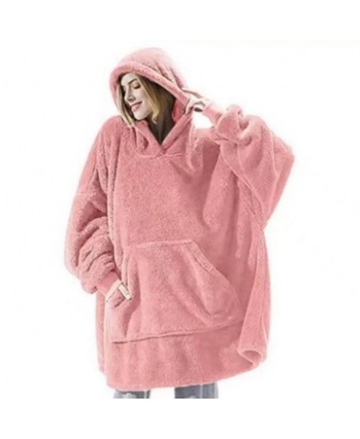 Winter Warm Hoodies Blanket with Sleeves Oversized Women /Men Pullovers Thicken Fleece Giant Blanket Hoodies Sleepwear $39.33...