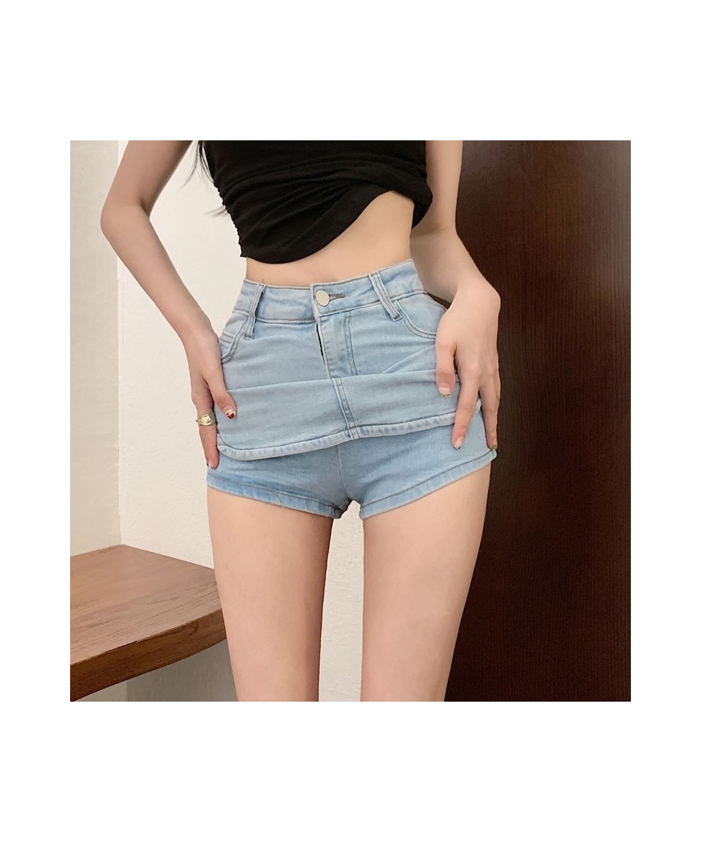 Skirts Women Asymmetrical Slim Solid Denim Minimalist Fashion High Waist All-match Leisure Korean Style Ladies Hotsweet Summe...