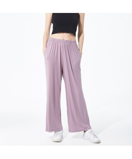 Sleep Pants Plus Size 2XL-7XL 2023 Spring Bottoms Womens Lounge Wear Home Pants Women's Large Size Summer Trousers $35.40 - S...