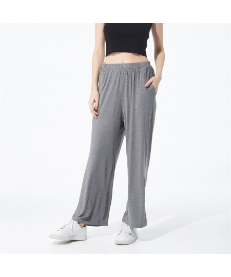 Sleep Pants Plus Size 2XL-7XL 2023 Spring Bottoms Womens Lounge Wear Home Pants Women's Large Size Summer Trousers $35.40 - S...