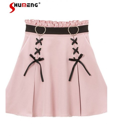 Summer 2023 New Pink Dearmylove Short Skirts Japanese Lolita Style Inner Wear Skirts for Women Student High-end School Skirt ...