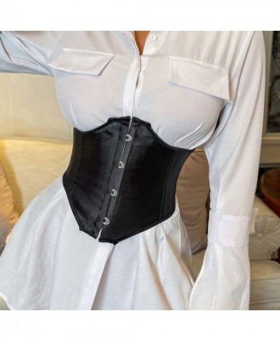 Sexy Gothic Corset Underbust Slimming Waist Trainer Corset Shapewear Women Modeling Strap Corselet Bustier Top Lace Up Plus $...