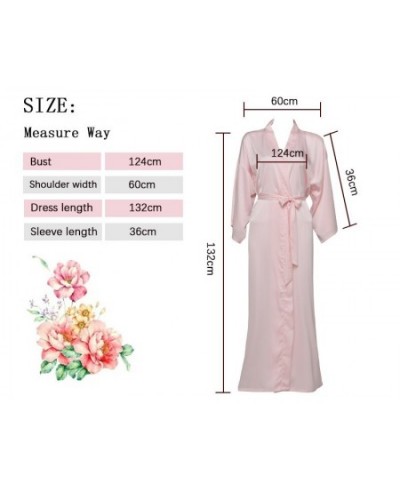 Satin Nightgowns Silk Robe Long Robes for Women Bride Robe Satin Chiffon Robes Bridesmaid Robes Bride Robe $37.86 - Sleepwears