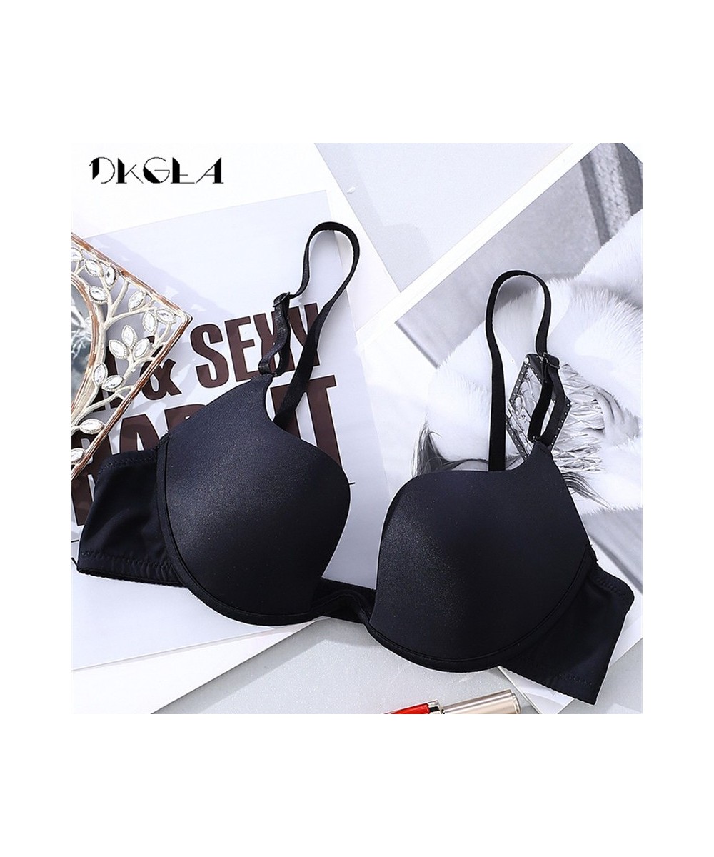 Fashion Backless Bra Lnvisible Lingerie C D Cup Deep U Sexy Bra U Plunge Half Cup Brassiere Black Women Underwear Push Up Bra...