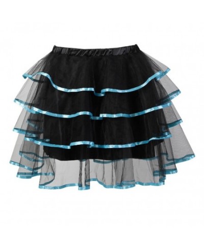 Women Sexy Layered Ruffled Striped Mini Skirt Showgirl Party Fashion Mesh Tulle Dance Tutu Skirts Match Corset Pleated Skirt ...