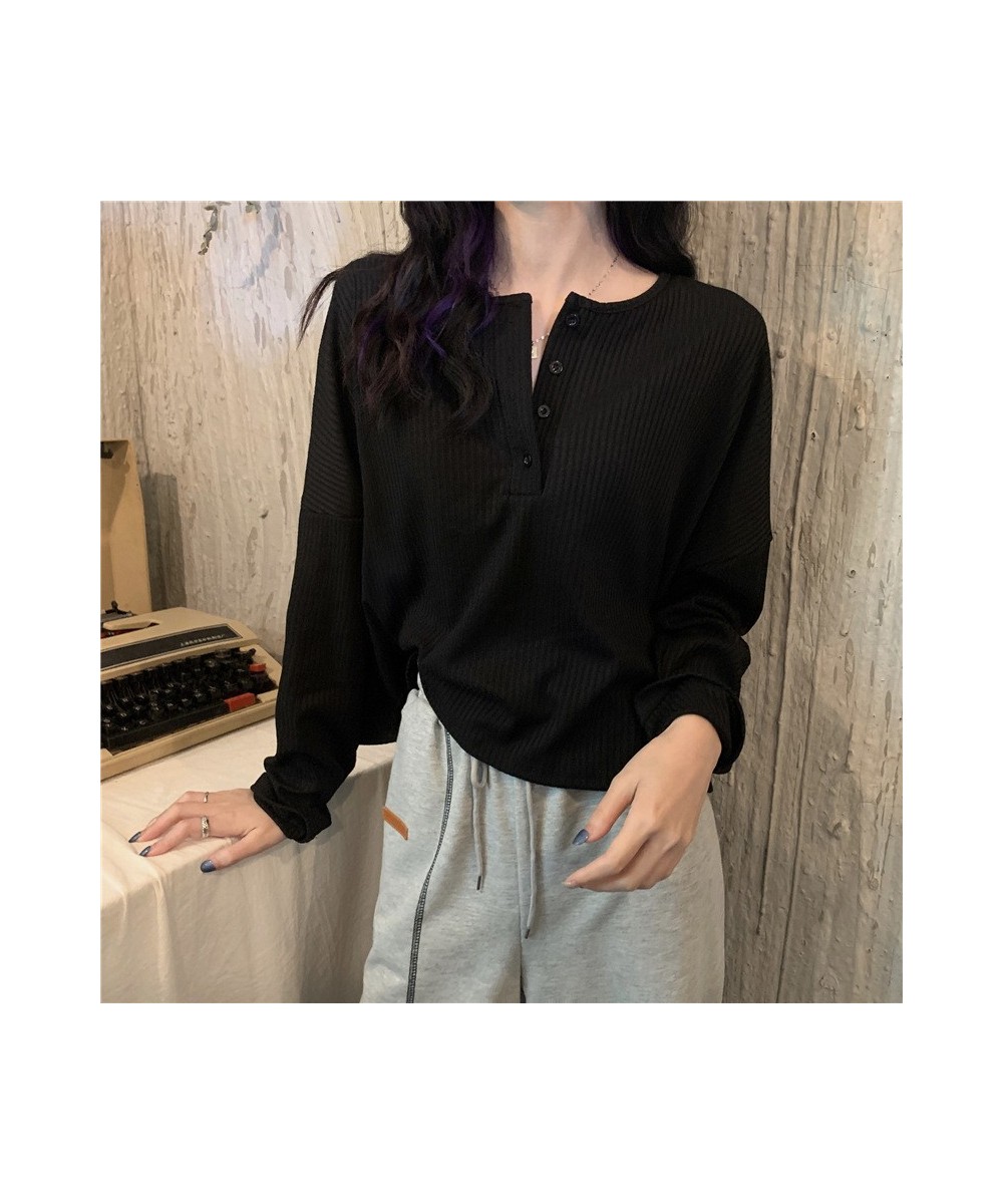 2023 Spring Summer Autumn Solid Casual T-Shirts Female Pullover Women Blouse Long Short Sleeve Slim Knitted Top Soft $32.15 -...