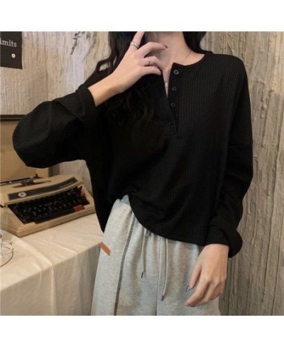 2023 Spring Summer Autumn Solid Casual T-Shirts Female Pullover Women Blouse Long Short Sleeve Slim Knitted Top Soft $32.15 -...