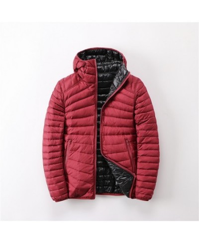 6XL 7XL Reversible Down Coat Women Ultra Light Down Jacket Feather Jacket Women Travel Double Side Jackets Plus $55.11 - Jack...