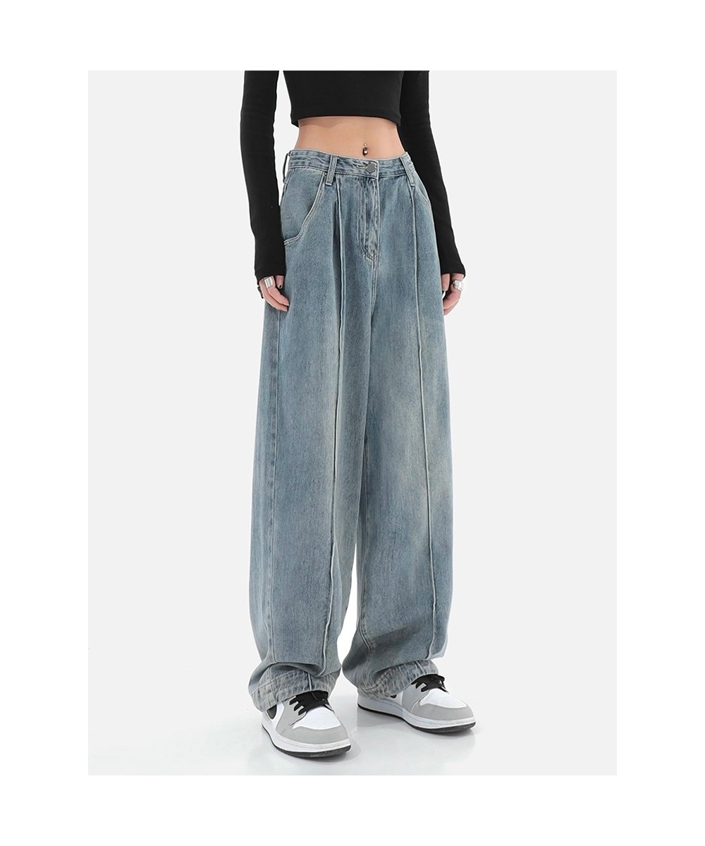 Oversize High Waist Straight Baggy Pants Fashion Jeans Wide Leg Fairy Grunge Alt Denim Trousers Clothes Women Vintage $59.14 ...