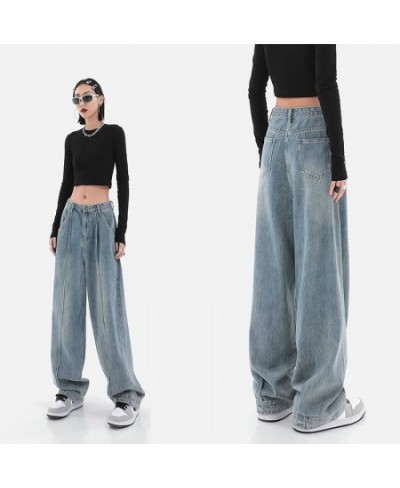 Oversize High Waist Straight Baggy Pants Fashion Jeans Wide Leg Fairy Grunge Alt Denim Trousers Clothes Women Vintage $59.14 ...