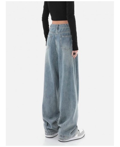 Oversize High Waist Straight Baggy Pants Fashion Jeans Wide Leg Fairy Grunge Alt Denim Trousers Clothes Women Vintage $59.14 ...