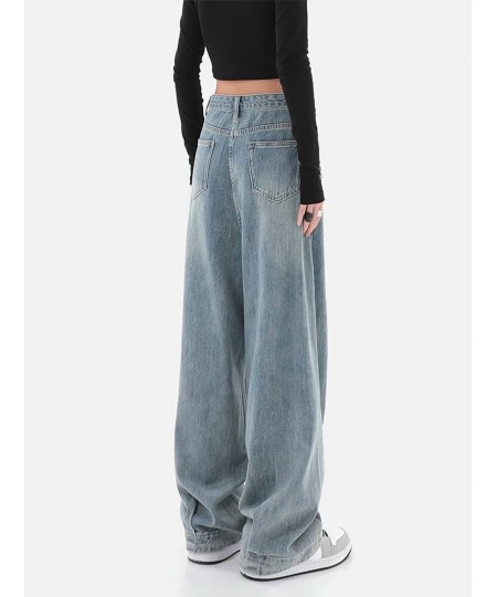 Oversize High Waist Straight Baggy Pants Fashion Jeans Wide Leg Fairy Grunge Alt Denim Trousers Clothes Women Vintage $59.14 ...