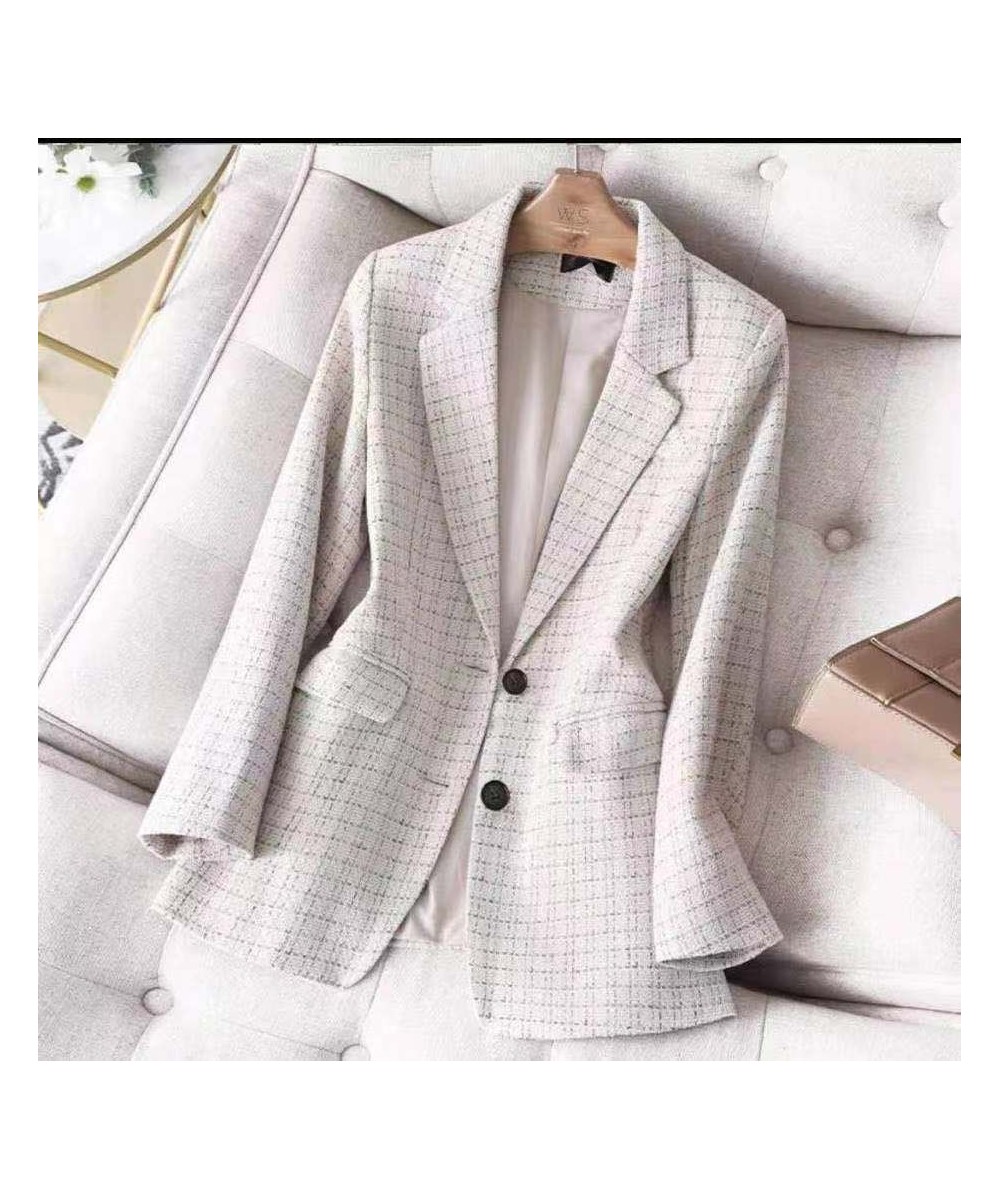 Retro Blazers Women Temperament Stylish New Femme Hipster Simple Casual Baggy Design Ulzzang High Street Ins Spring All-match...