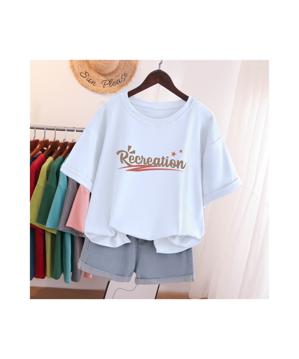 100% Cotton L-5XL T Shirt Plus Size Tshirt Short Sleeve Women Top Summer Sweet Couple O Neck Oversized T Shirts $33.08 - Plus...