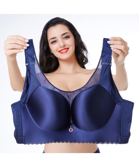 New fat MM shrink gather super thin big bra sexy underwear women push high bra 120D 120E $32.29 - Underwear