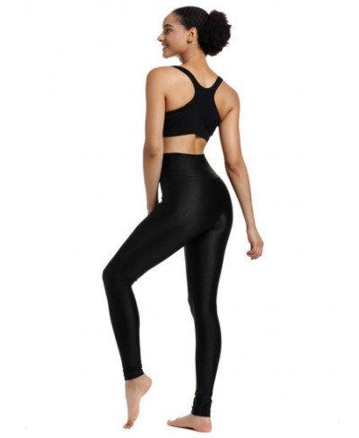 Women Spandex Leggings Fitness Leggings High Waisted Full Length Dance Pants Adults Black Yoga Workout Pants $25.55 - Pants &...