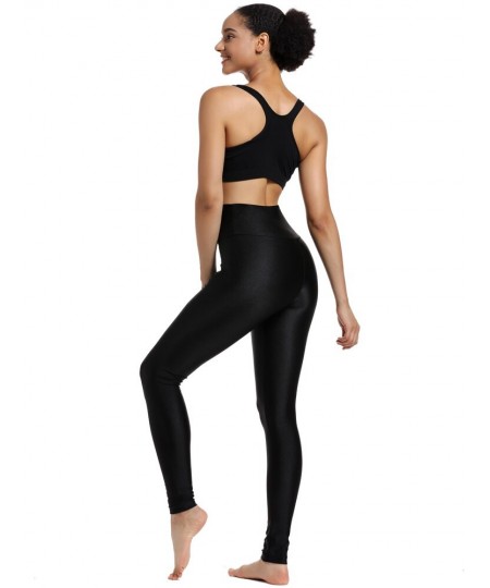 Women Spandex Leggings Fitness Leggings High Waisted Full Length Dance Pants Adults Black Yoga Workout Pants $25.55 - Pants &...