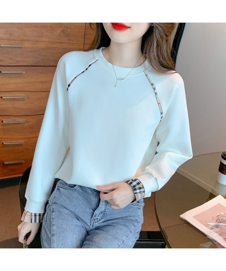 New elegant ladies sweatshirt fashion women's sweatshirt Hoodies 2022 Autumn pullovers female Casual Hoodies Tops $34.16 - Ho...