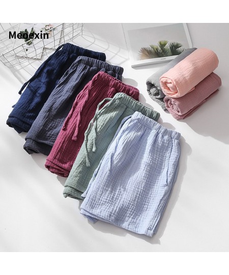 New Shorts Summer Couple Cool Home Furnishings Cotton Crepe Men's and Women's Gauze Sleepwear Home Furnishings Wholesale $27....