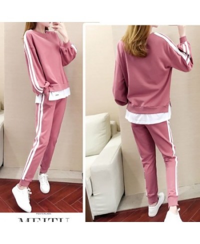 Women's New Tracksuit 2 Piece Set Autumn Winter Pullover Top Long Pants Sports Suit Female Sweatshirt Sportswear Suit for Wom...