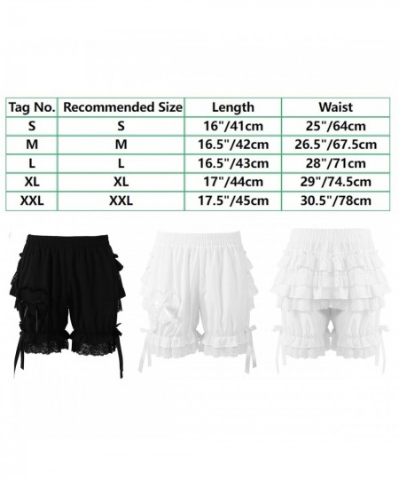 Ruffle Pumpkin Bloomers Women Teen Girls Lolita Victorian Steampunk Bloomer Shorts Kawayi Vintage Gothic Pantaloons $34.20 - ...