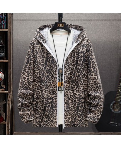 2023 Summer Women Jacket Leopard Print Sunscreen Clothing Men Couples Thin Windbreaker Casual Coats Trend Large Size S-7XL $2...