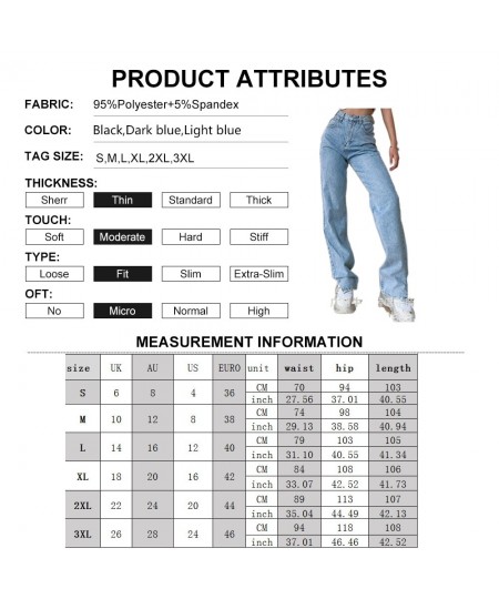 High Waist Loose Slit Jeans For Women Casual Straight Leg Baggy Pants Mom Jeans Washed Boyfriend Jeans Streetwear Retro Jeans...