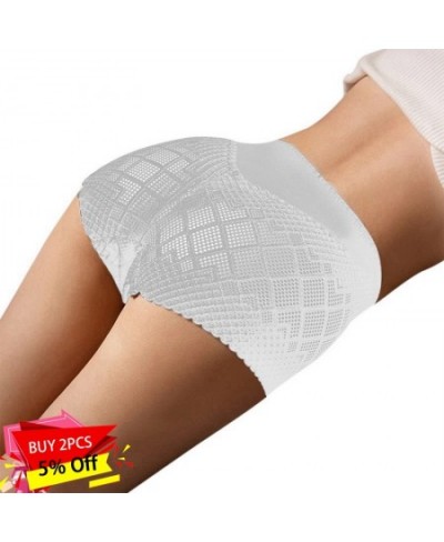 Women's Underwear Panties Sexy Lace Lingerie High Fit Female Boyshort High Waist Briefs Rhombus Mesh Underpant Plus Size $18....