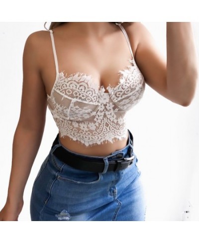 Sexy Women Floral Lace Bralette Bustier Crop Top Bra Shirt Vest Overnight Delivery $12.65 - Underwear