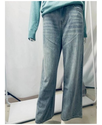 Factory Promotion Nordic Style Original Quality Totem Women Jeans Pants Autumn Winter Trousers Light Blue Long Women Pant $66...