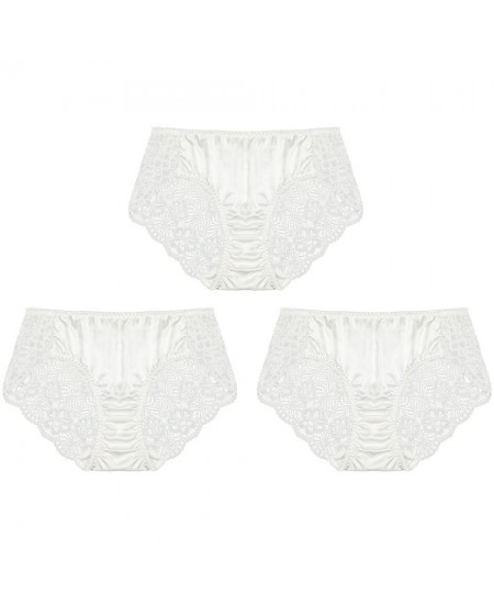 Silk Panties 100 Pure 3 Pack Soft Lace Sexy New Women $56.86 - Underwear