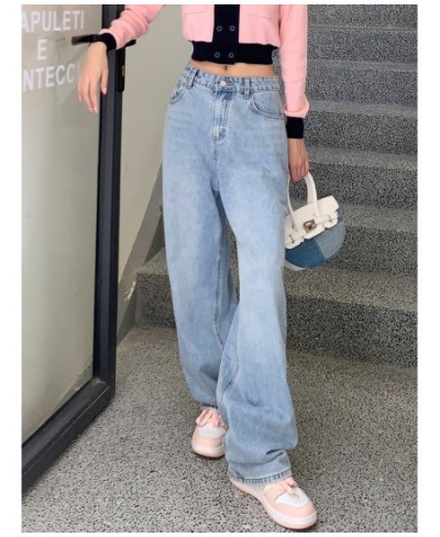 Korean Fashion Baggy Jeans Women 2023 Spring Summer Versatile High Waist Casual Straight Denim Wide Leg Pants Trend Trousers ...