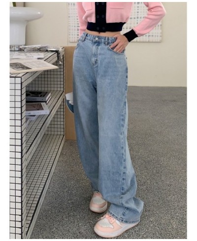 Korean Fashion Baggy Jeans Women 2023 Spring Summer Versatile High Waist Casual Straight Denim Wide Leg Pants Trend Trousers ...