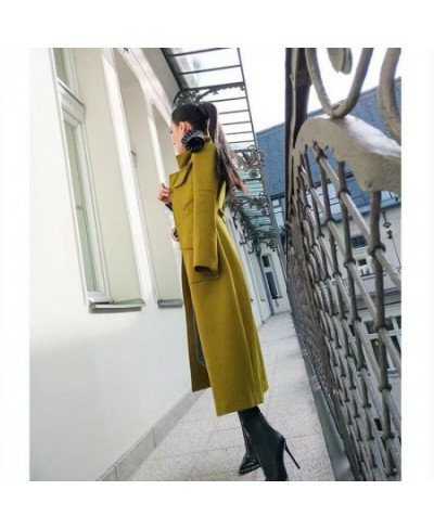 2022 Autumn And Winter New Korean Version Of High-end Temperament Slim Fit And Thin Mid-length Wool Women's Woolen Coat $109....