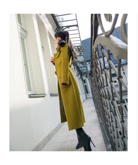 2022 Autumn And Winter New Korean Version Of High-end Temperament Slim Fit And Thin Mid-length Wool Women's Woolen Coat $109....