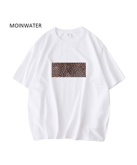 Women New Leopard Pattern Tees Female Khaki Short Sleeve Summer Tops Lady Green Cotton T-shirts MT21032 $28.49 - Tops & Tees