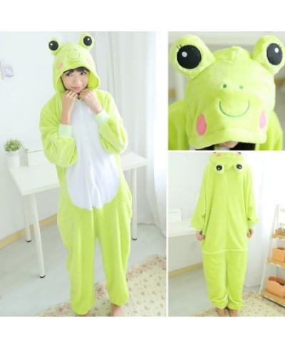 Funny Unicorn Onesies Panda Frog Kigurumi Adults Women Men Anime Pajamas Flannel Cartoon Totoro Cosplay Onesie Homewear $39.2...