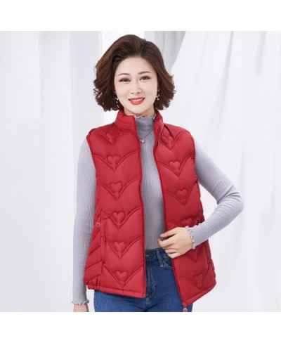 Fall Winter Thick Warm Cotton Padded Vests For Women Korean Casual Elegante Mom Waistcoat Loose Oversized 6xl Sleeveless $47....