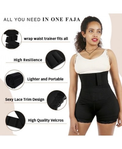 High Waist Trainer Shorts Tummy Control Butt Lifter Shaper Panties Wrap Belt Slimming sheath woman flat belly Fajas Shapewear...