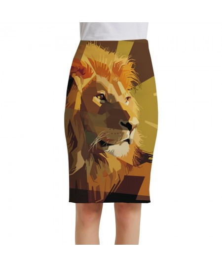 Lion Skirts Women Animal Sexy Painting Office Ferocious Elegant Sundresses Ladies Skirts Womens Floral Cool Fashion $27.13 - ...