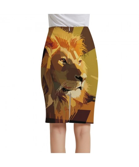 Lion Skirts Women Animal Sexy Painting Office Ferocious Elegant Sundresses Ladies Skirts Womens Floral Cool Fashion $27.13 - ...