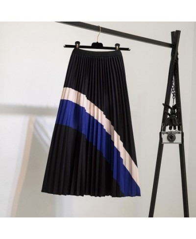 2023 Fashion Pleated Summer Skirts Womens Cartoon Indie Folk Print High Waist Strechy Midi Long Skirt Ladies Party Jupe Femme...