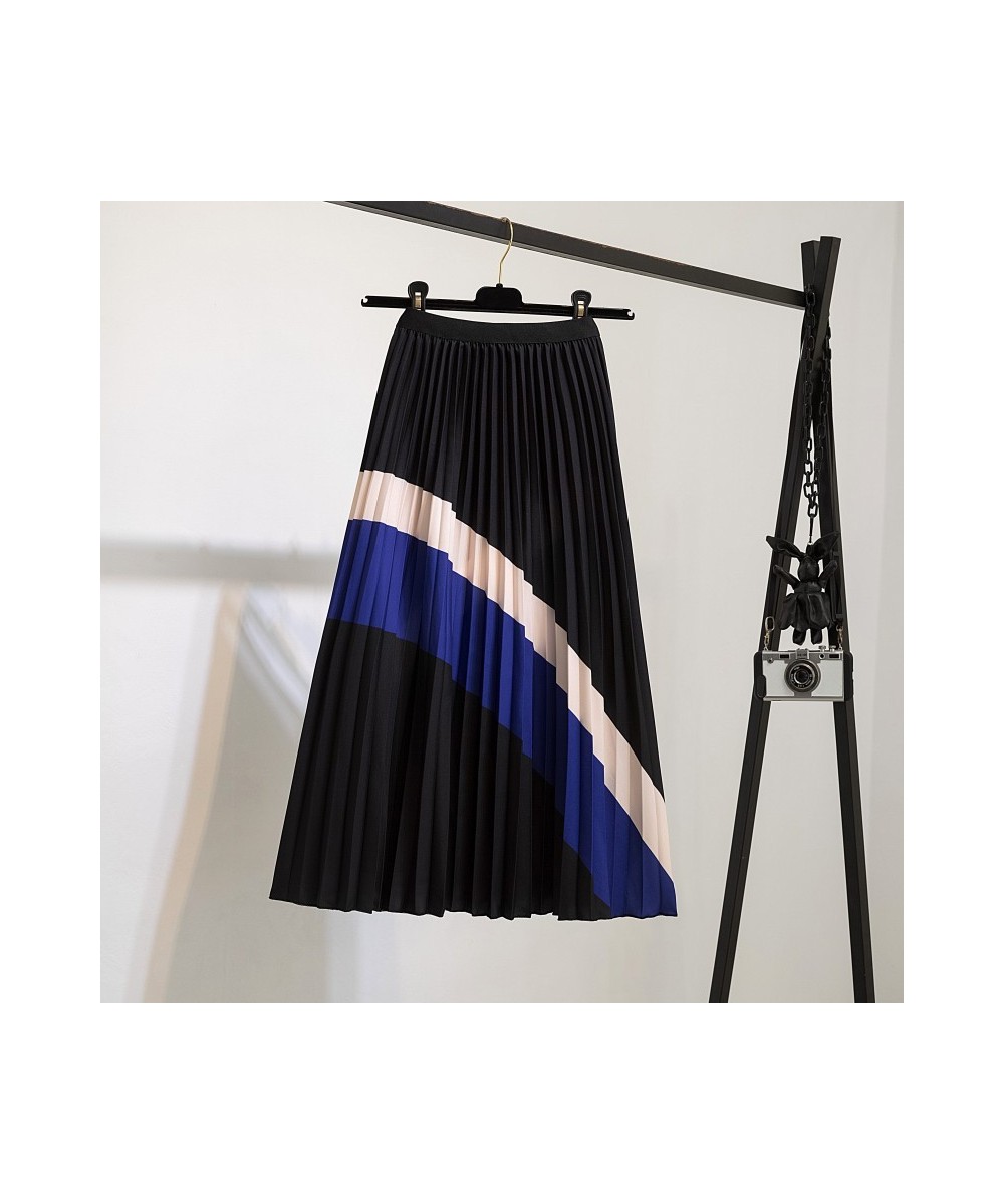 2023 Fashion Pleated Summer Skirts Womens Cartoon Indie Folk Print High Waist Strechy Midi Long Skirt Ladies Party Jupe Femme...