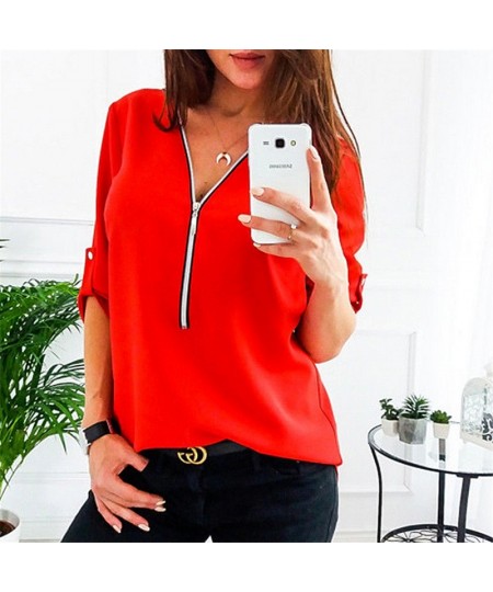 Long Sleeve Pullover Female Top Spring Autumn Shirts Plus Size Women Blouses European Style Woman Blouse $30.95 - Blouses & S...