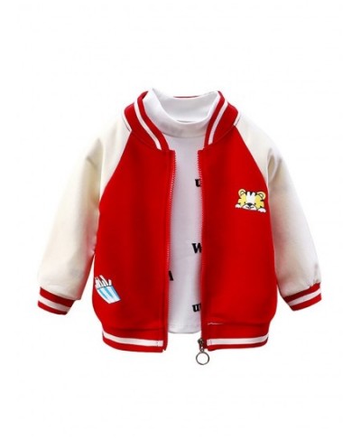 1-6T Spring Kids Jacket for Boy Coat Autumn Zipper Baseball Uniform Cotton Light Outerwear Baby Toddle Child Cloth D144 $25.9...