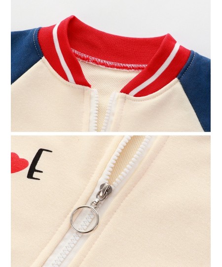 1-6T Spring Kids Jacket for Boy Coat Autumn Zipper Baseball Uniform Cotton Light Outerwear Baby Toddle Child Cloth D144 $25.9...