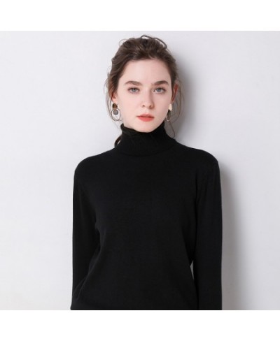 2022 Autumn Winter sweater women turtleneck cashmere sweater knitted pullover women sweter fashion sweaters new $32.60 - Swea...