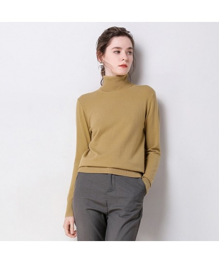 2022 Autumn Winter sweater women turtleneck cashmere sweater knitted pullover women sweter fashion sweaters new $32.60 - Swea...