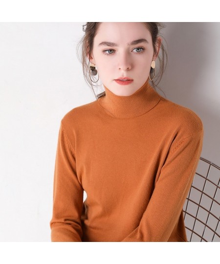 2022 Autumn Winter sweater women turtleneck cashmere sweater knitted pullover women sweter fashion sweaters new $32.60 - Swea...