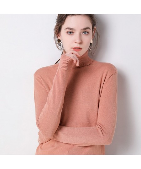 2022 Autumn Winter sweater women turtleneck cashmere sweater knitted pullover women sweter fashion sweaters new $32.60 - Swea...